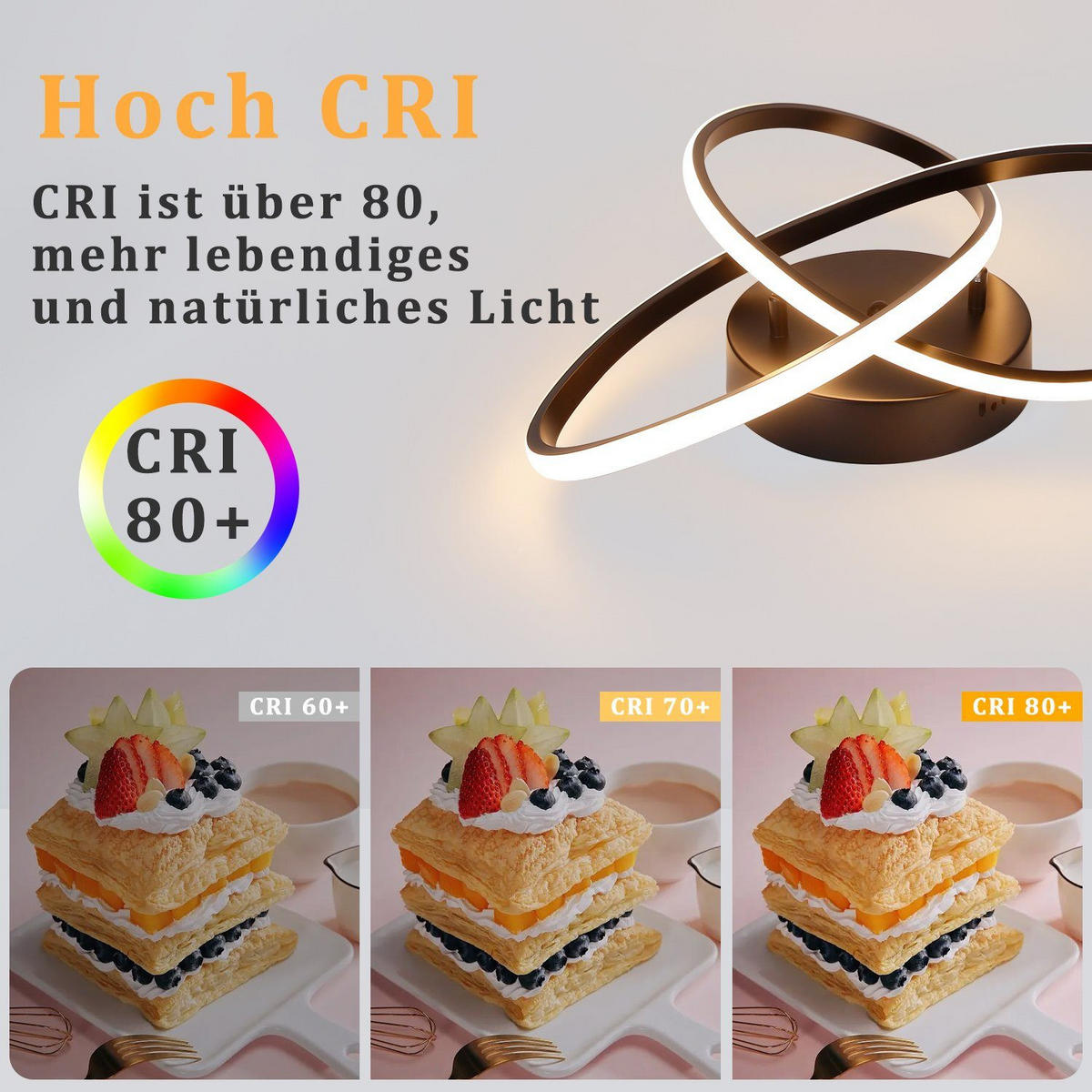 LED-DECKENLEUCHTE Weydenwacht 14/18/40 cm - Schwarz, Metall (40/14/18cm) - ZMH