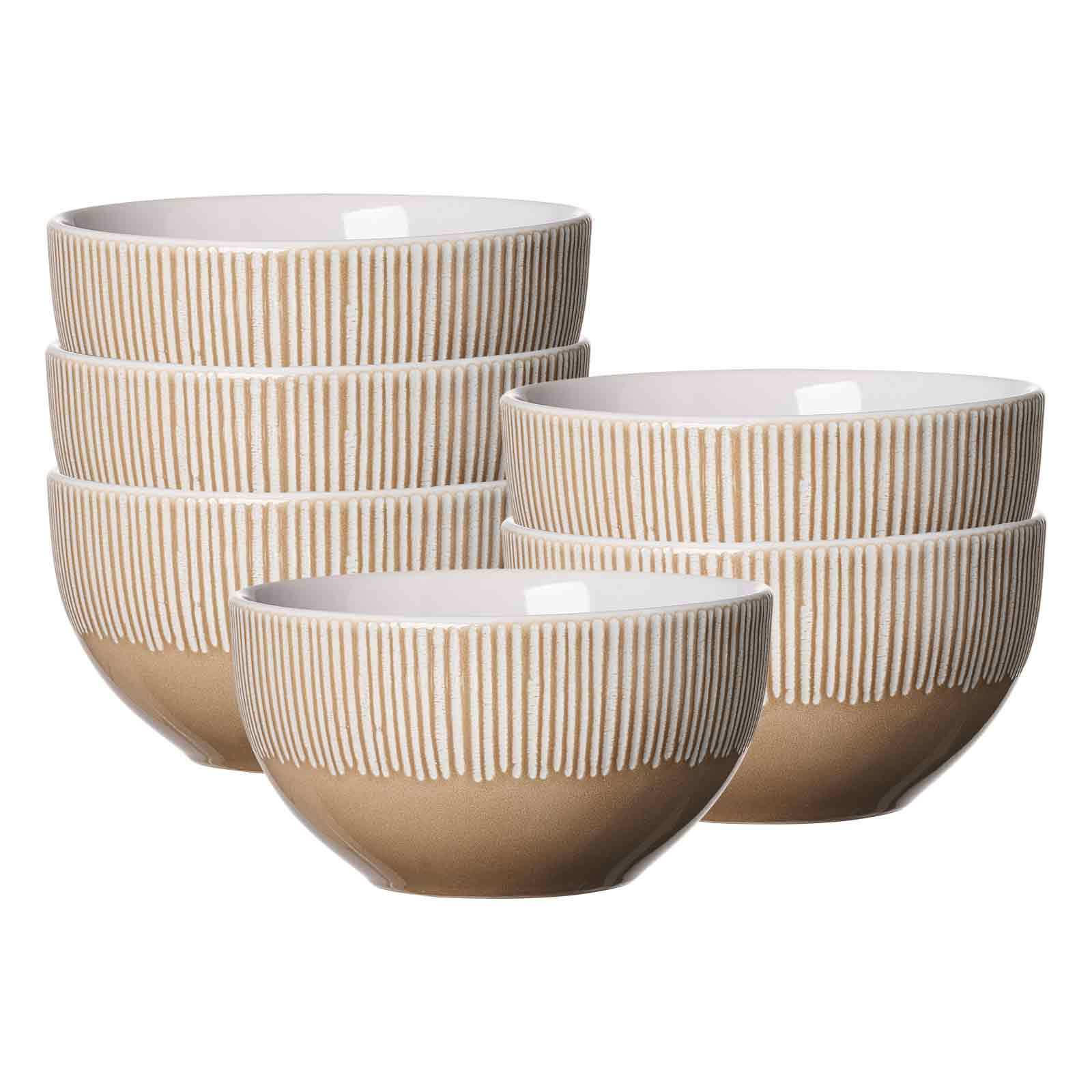 SCHALEN Banda Beige ø 14 cm 6er Set - Beige, Keramik (14cm) - Ritzenhoff Breker
