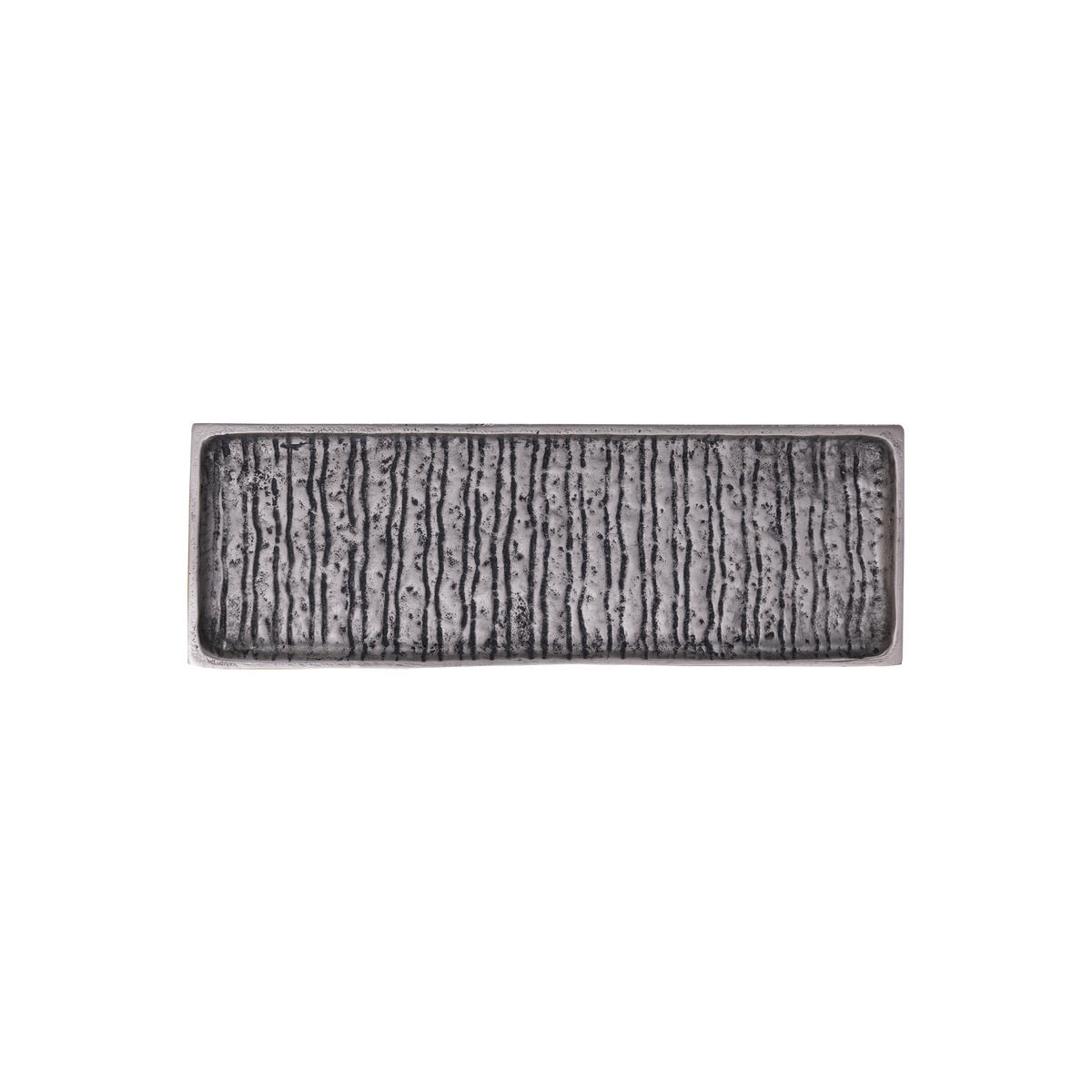 TABLETT Grail Silber 38.5/13.5/2cm - Silberfarben, Metall (13.5/2/38.5cm) - PTMD Collection