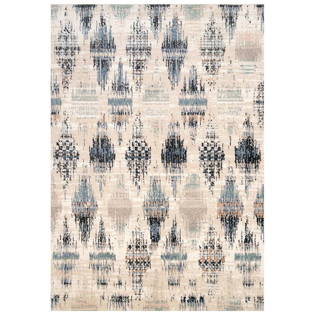 VINTAGE-TEPPICH Ikaro Polly Blue Mehrfarben - Multicolor, Textil (160/231cm) - Kukoon Rugs
