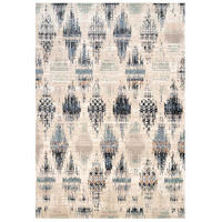 VINTAGE-TEPPICH Ikaro Polly Blue Mehrfarben - Multicolor, Textil (160/231cm) - Kukoon Rugs