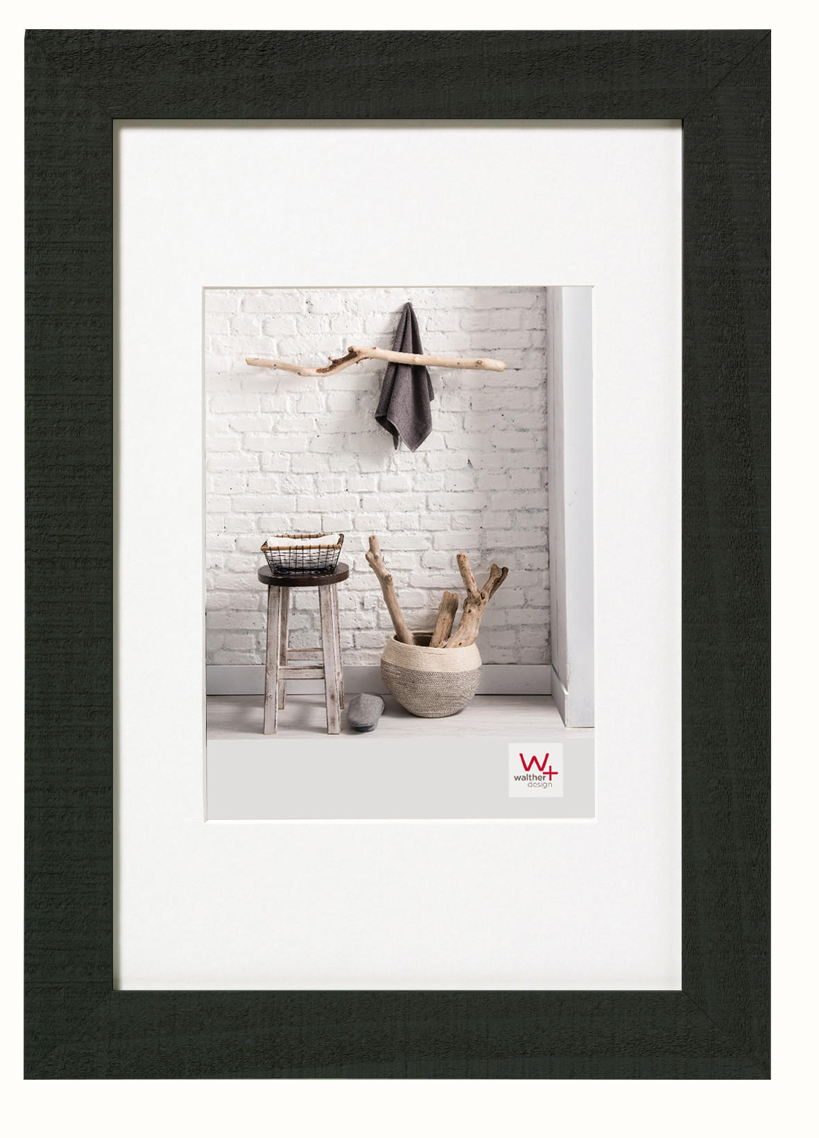 walther design Bilderrahmen Schwarz 64.4x84.4 cm