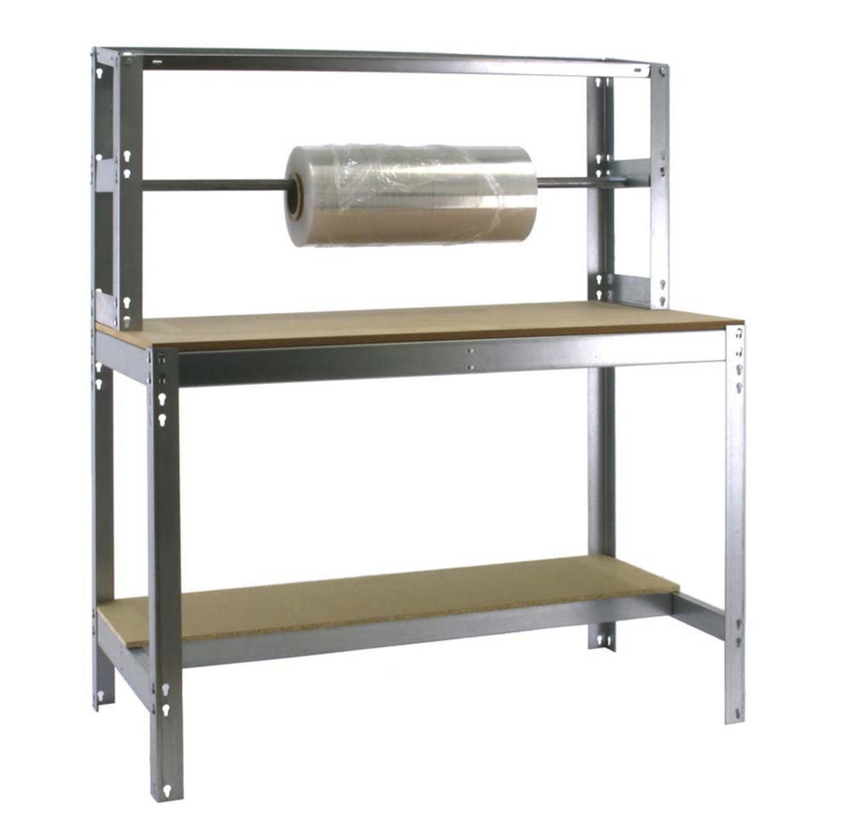 PACKTISCH Buffalo HxBxT 84 x 120 x 76 cm Traglast 600 kg Verzinkt - Silberfarben, Metall (120/84/76cm) - PROREGAL