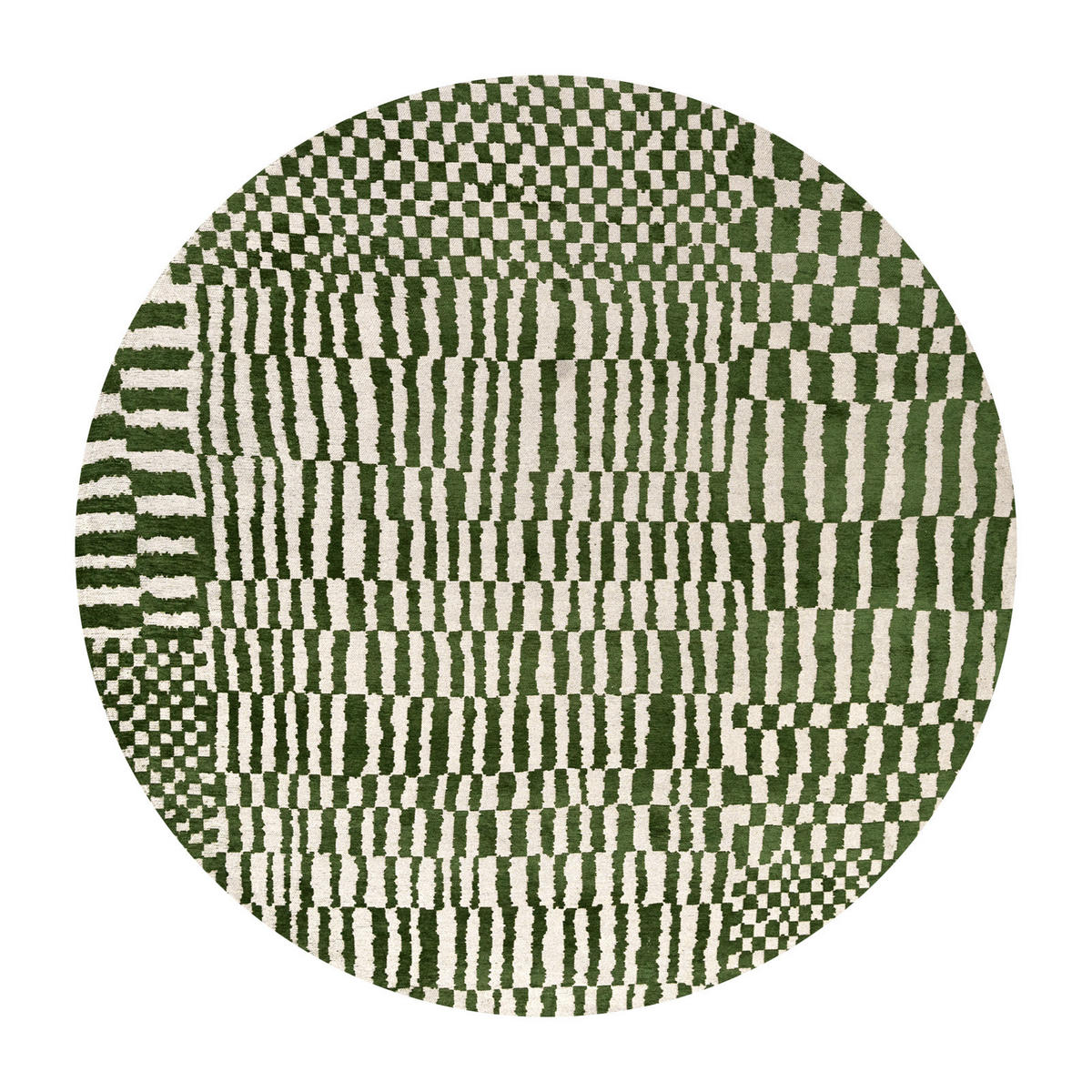 TEPPICH Oasis Berber 240/240 cm - Grün, Textil (240/240cm) - Louis De Poortere