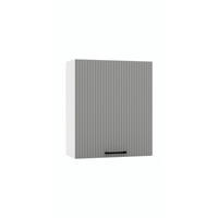 HÄNGESCHRANK W60 P/L - KENDRO - Praktisches Stauraum Konzept - Weiß/Grau, Holz/Metall (60/72/30cm) - ROYAL24_MARKT