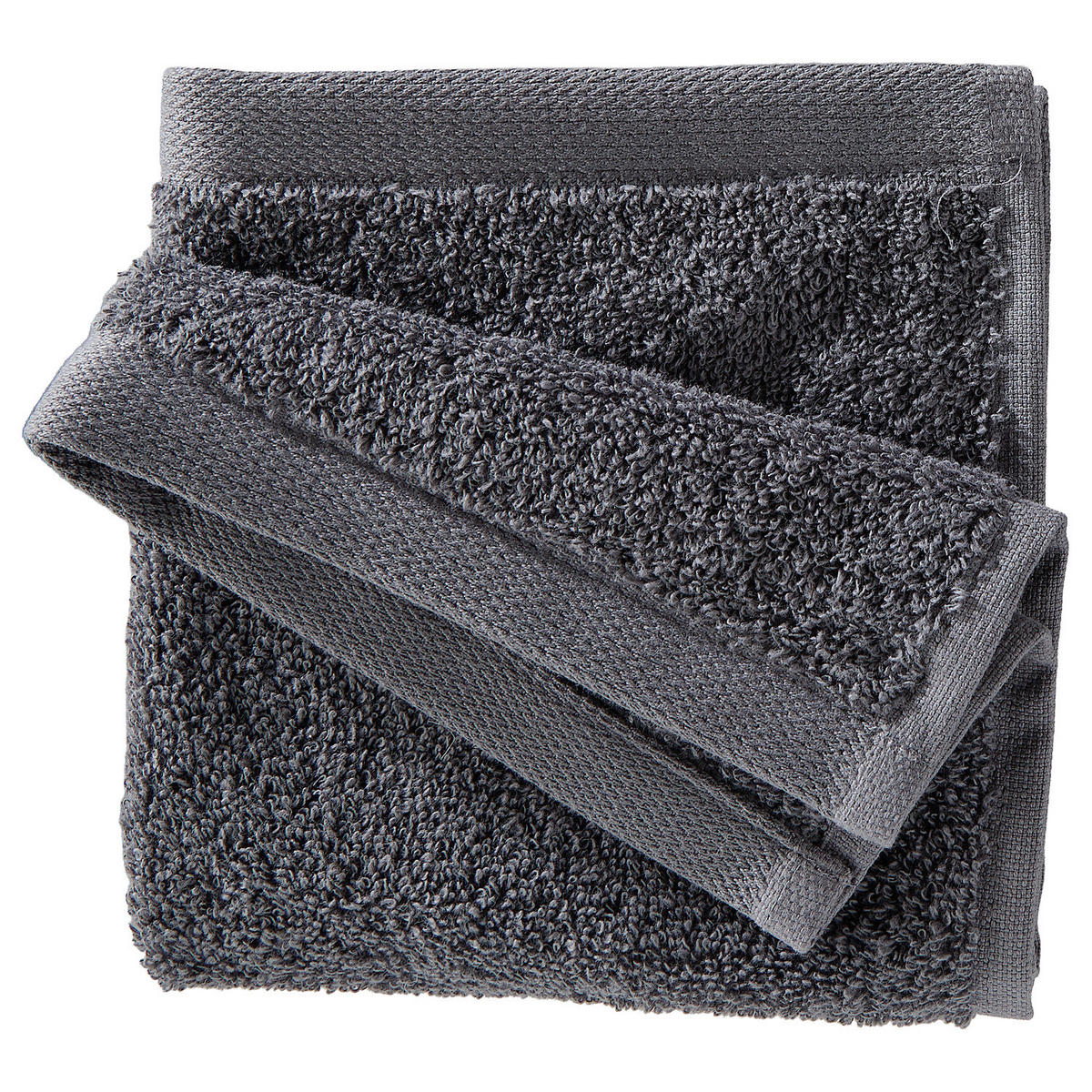 GÄSTEHANDTUCH (6er-Set) Fabulous 30x30 cm - Anthrazit, Textil (30/30cm) - Butlers