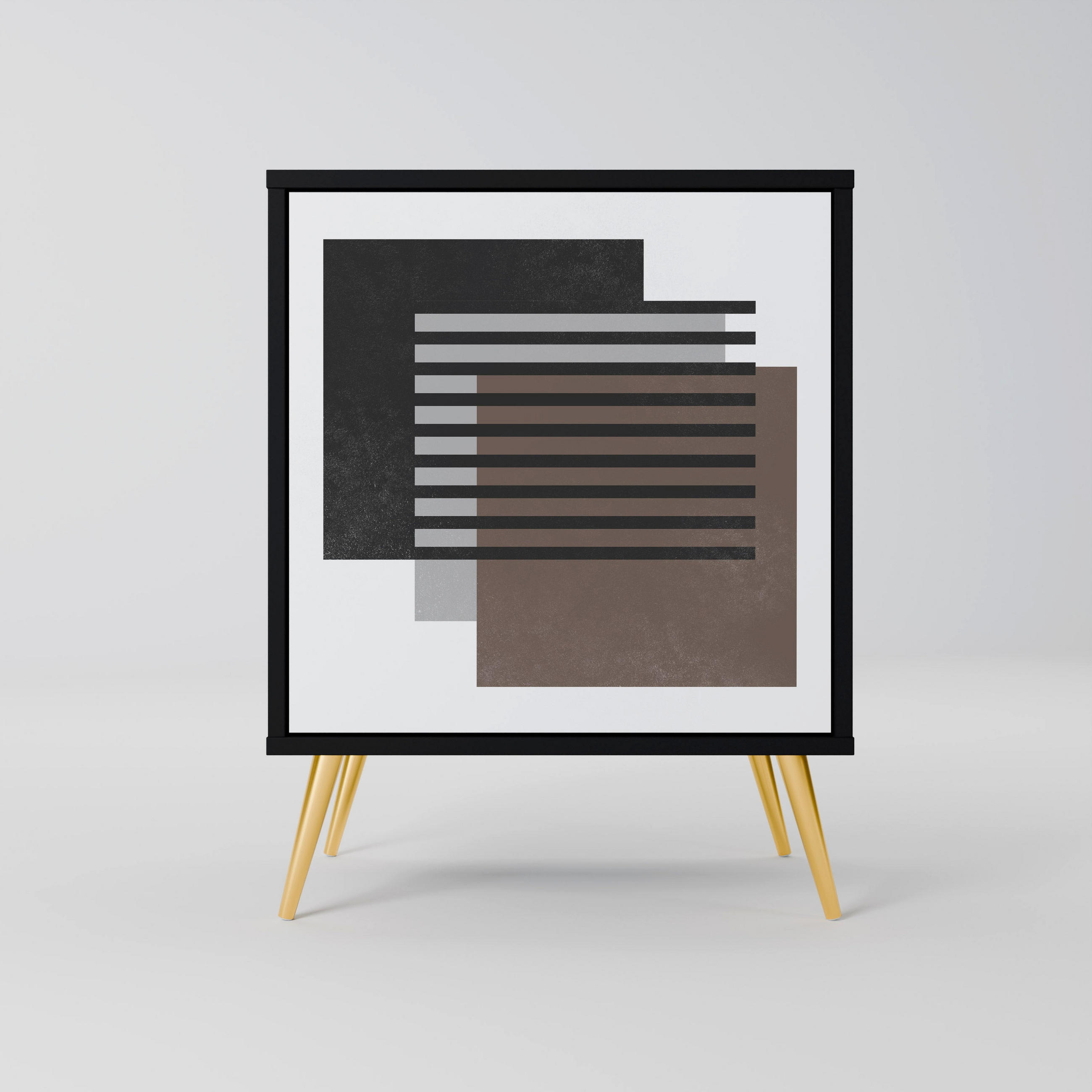 SpaceRebels Sideboard Schwarz 57.5x75.5x42 cm