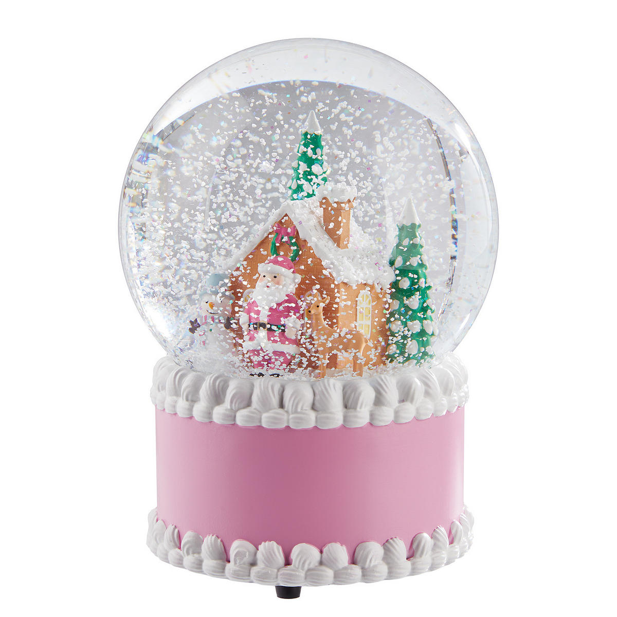 SPIELUHR X-Mas - Rosa, Glas (12/12cm) - Butlers