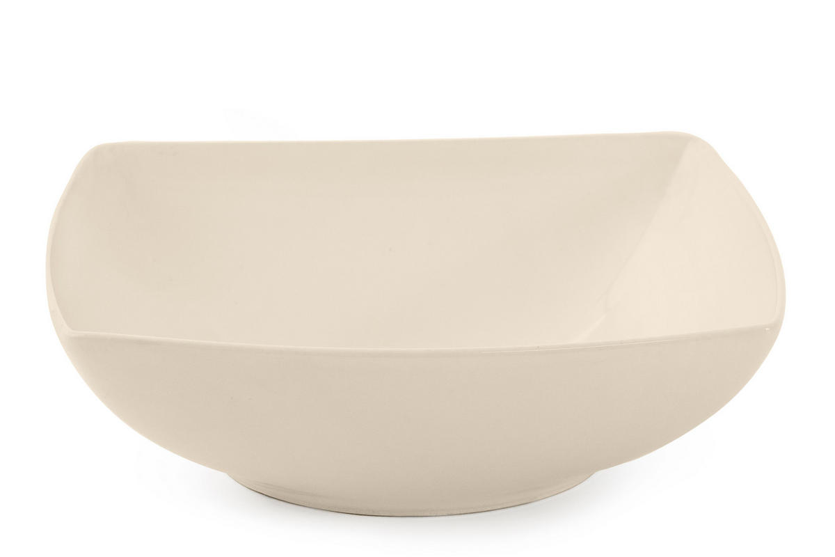 TELLERSET EPIRI Suppenteller 6 Personen 6-tlg - Beige, Keramik (17cm) - KONSIMO®
