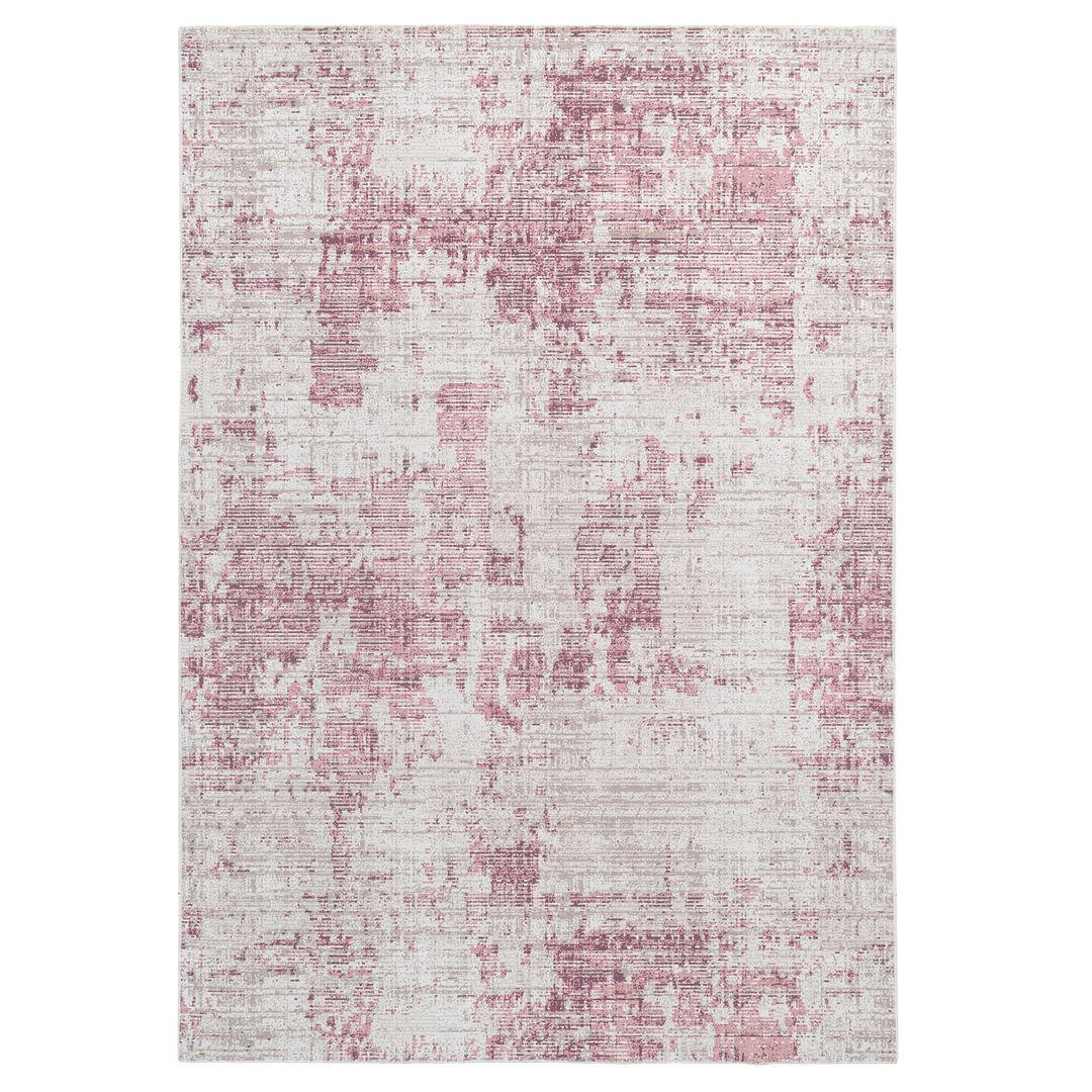TEPPICH WASCHBAR Verona Eloise Rosa - Pink, Textil (119/170cm) - Kukoon Rugs