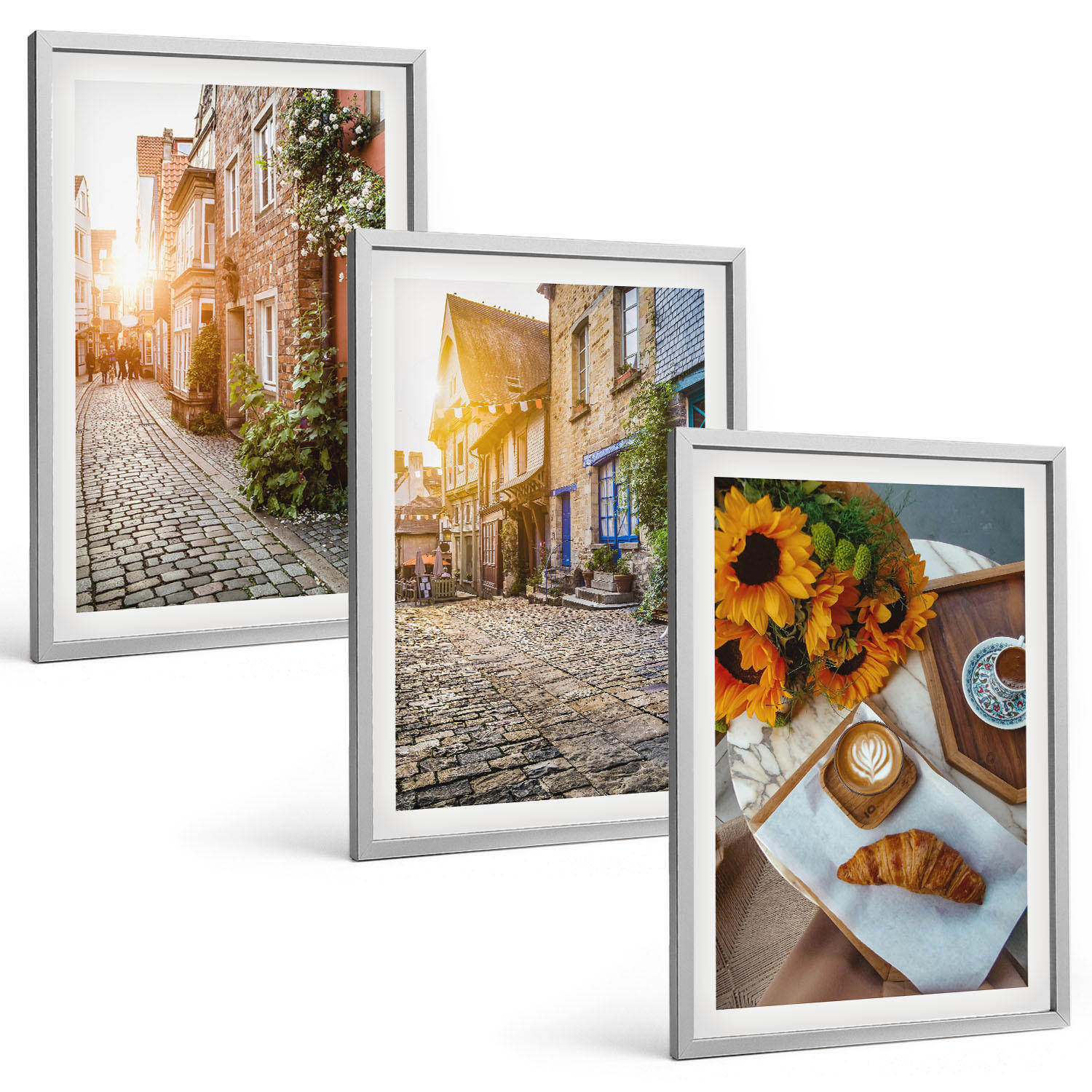 Tulup Bilder Silber 40x60 cm