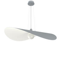 HÄNGELEUCHTE - Weiß, Metall (90/90/120cm) - Lumicom