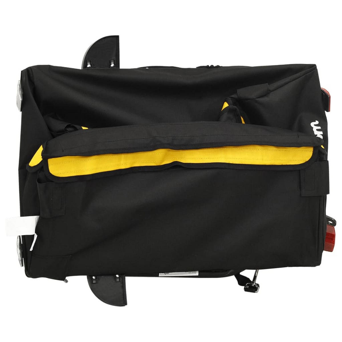 FAHRRADANHÄNGER Schwarz Und Gelb 30 Kg Eisen - Gelb, Metall (54/44/120cm) - vidaXL