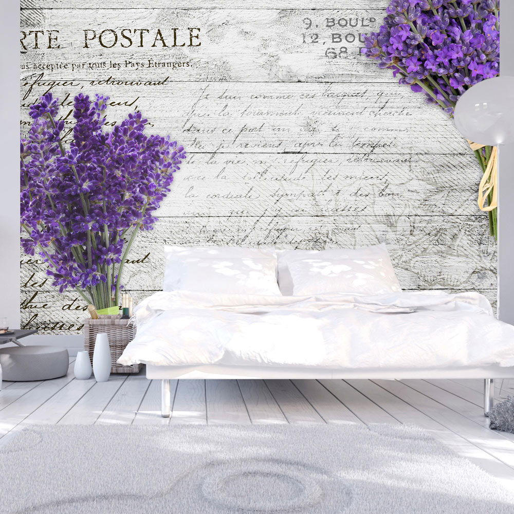 VLIESTAPETE Grau 250/175 cm - Lila/Grau, Textil (250/1cm) - KUNSTLOFT