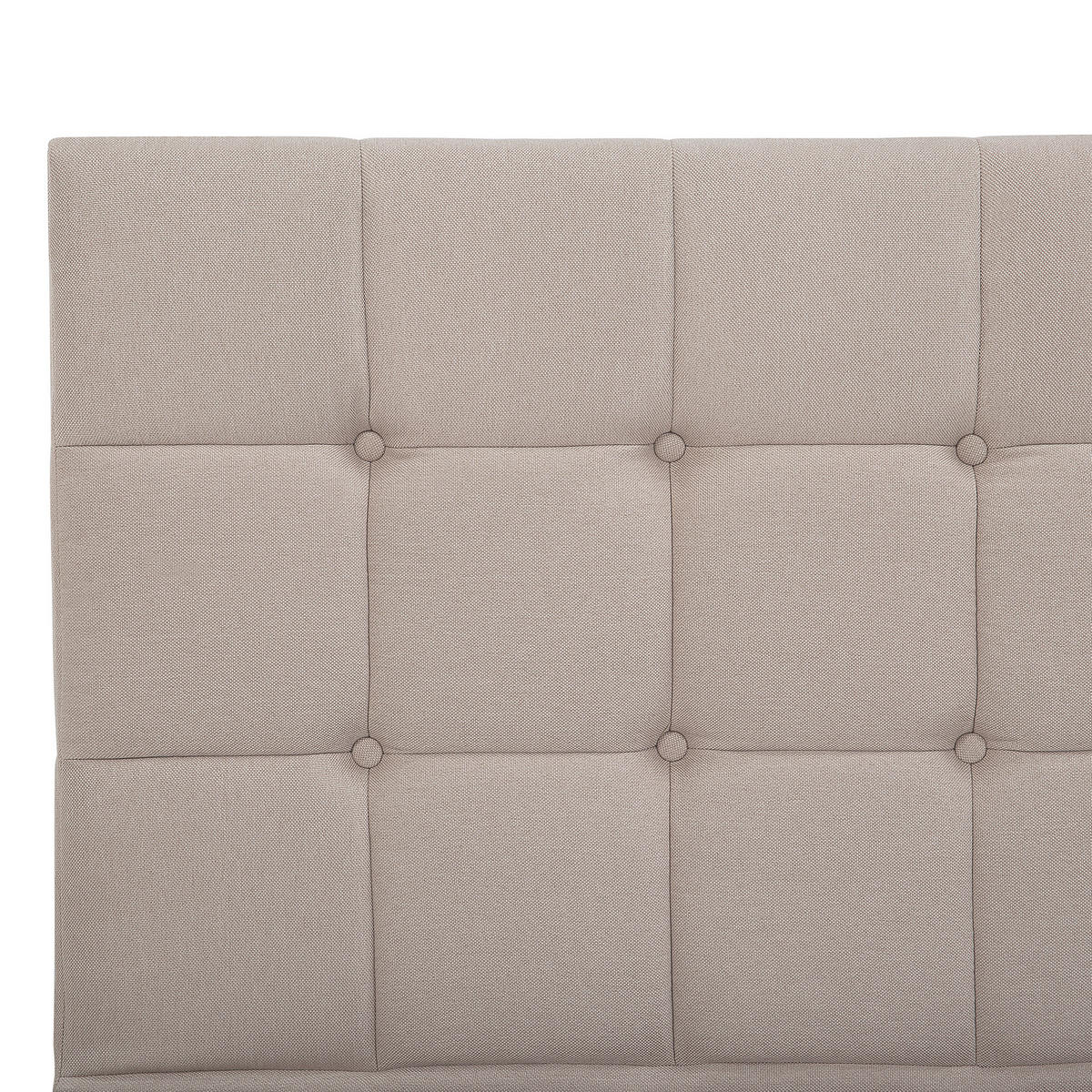 BOXSPRINGBETT 90/200cm Sandbeige Admiral - Beige, Textil (90/200cm) - Beliani