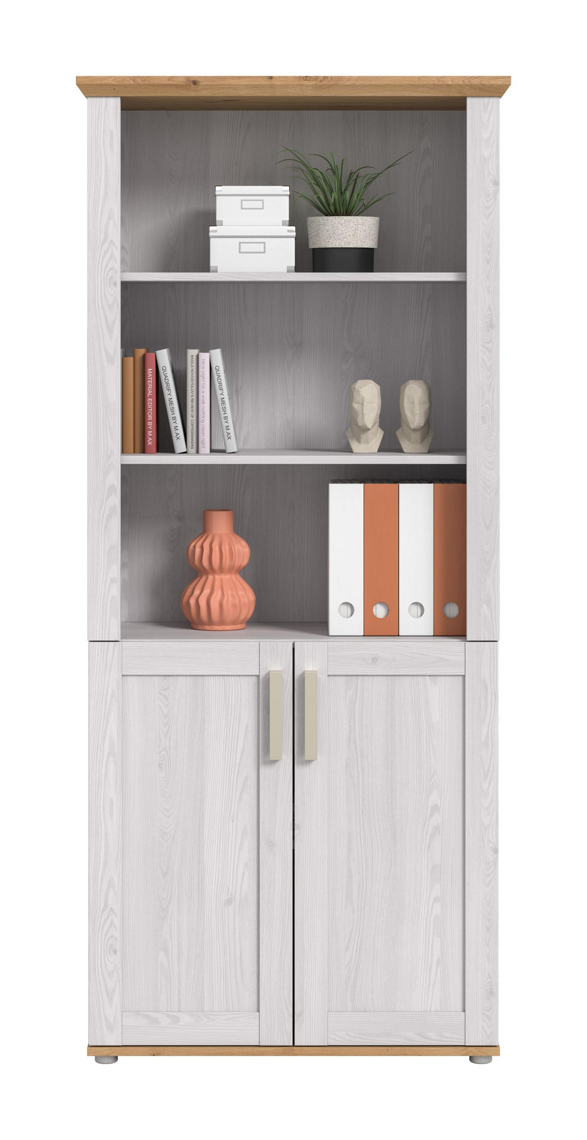 AKTENSCHRANK Verona Sibiu Lärche 84/39/193 cm - Lärchefarben, Holzwerkstoff (84/193/39cm) - Xonox