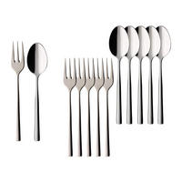 KAFFEEBESTECK BUNDLE Piemont edelstahl 12er Set - Edelstahlfarben, Metall - Villeroy & Boch