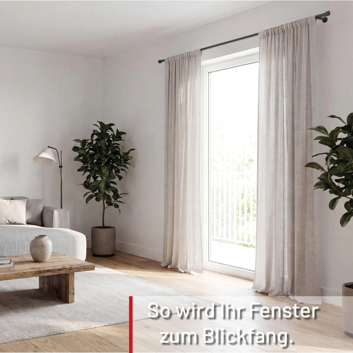 GARDINENSTANGE auf Maß 1-lauf Wandmontage Kappe 410cm - Titanfarben, Metall (410cm) - Deco-Raum