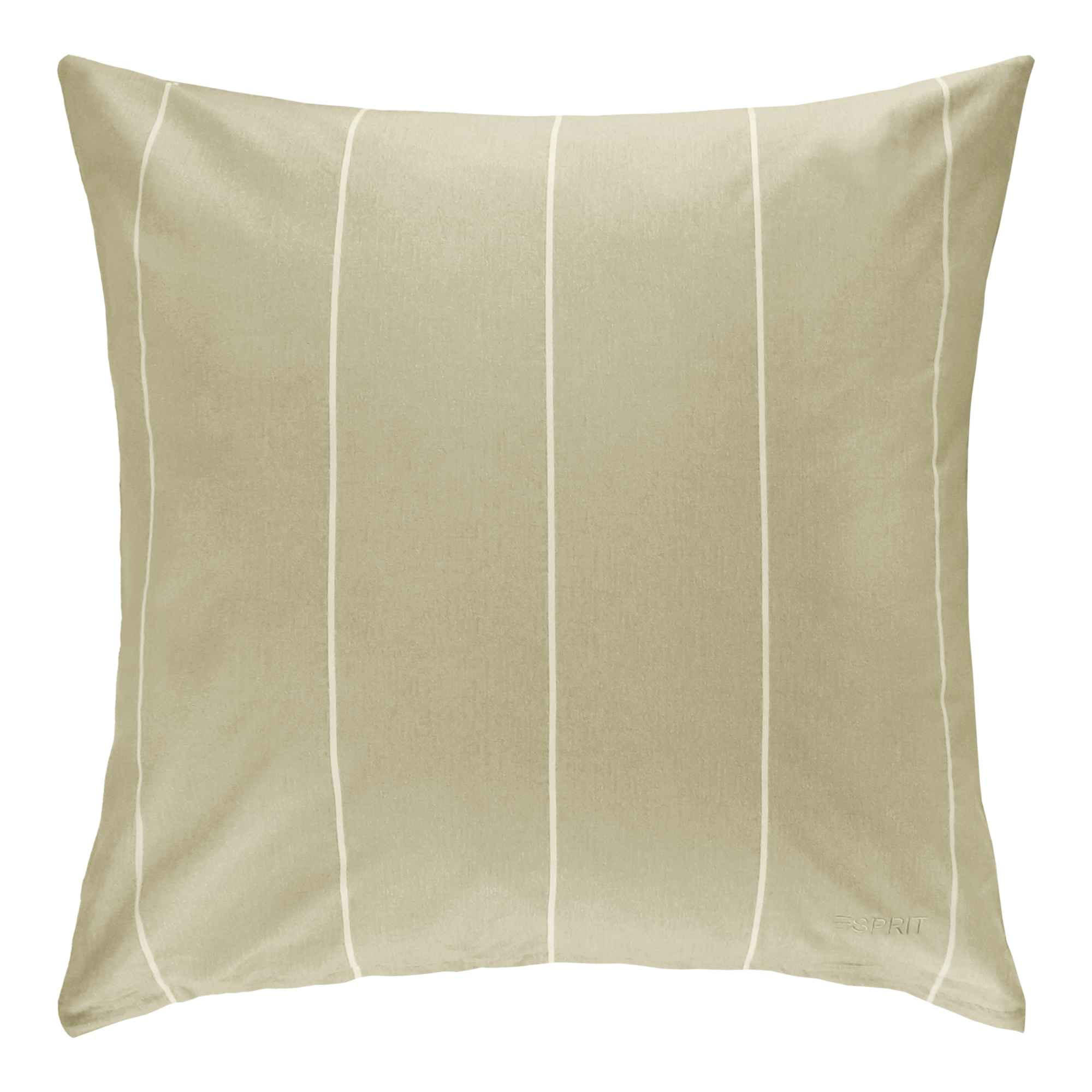 RENFORCÉ KISSENBEZUG HARPLINES - Beige, Textil (80/80cm) - Esprit