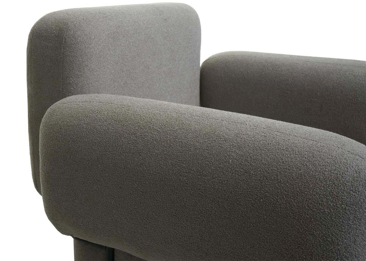 LOUNGE-SESSEL Grau - Grau, Textil (88/78/76cm) - MCW