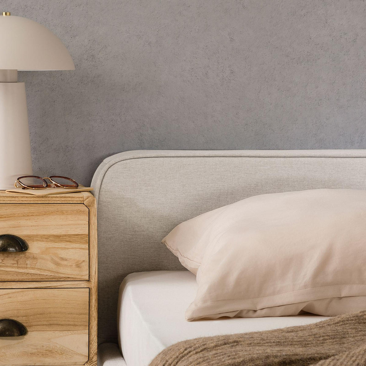 POLSTERBETT MARINI 140X200 CM - Beige, Textil (140/200cm) - IDIMEX