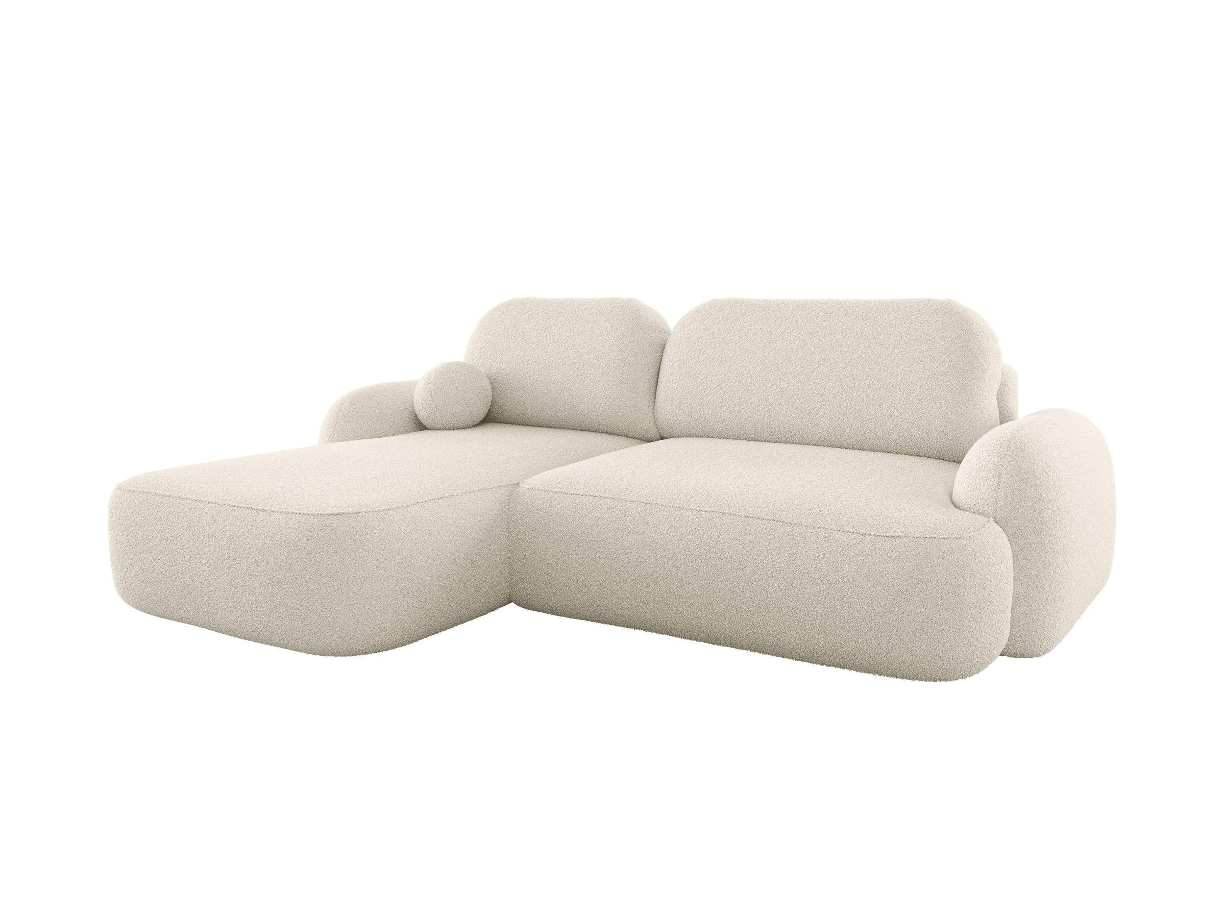 ECKSOFA MOLLY L Links QUELLE 01 mit Schlaffunktion - Beige, Textil (275/175cm) - Bedante