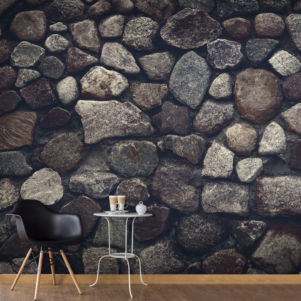 SELBSTKLEBENDE FOTOTAPETE 294/210 cm - Braun/Grau, Kunststoff/Textil (294/1cm) - KUNSTLOFT
