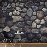 SELBSTKLEBENDE FOTOTAPETE 245/175 cm - Braun/Grau, Kunststoff/Textil (245/1cm) - KUNSTLOFT