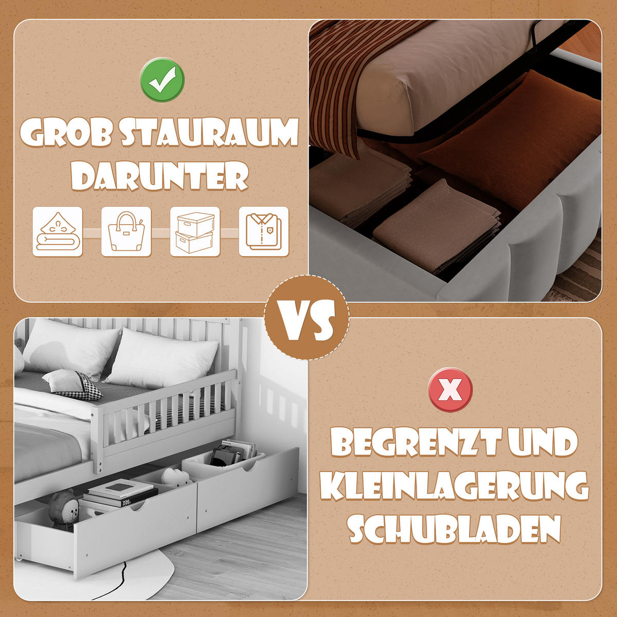 POLSTERBETT 90x200cm Grau Samt LED-Licht Hydraulik Kopfteil - Grau, Holz (90/200cm) - FLIEKS