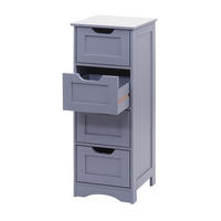 KOMMODE Grau - Grau, Holzwerkstoff (30/80/26cm) - MCW