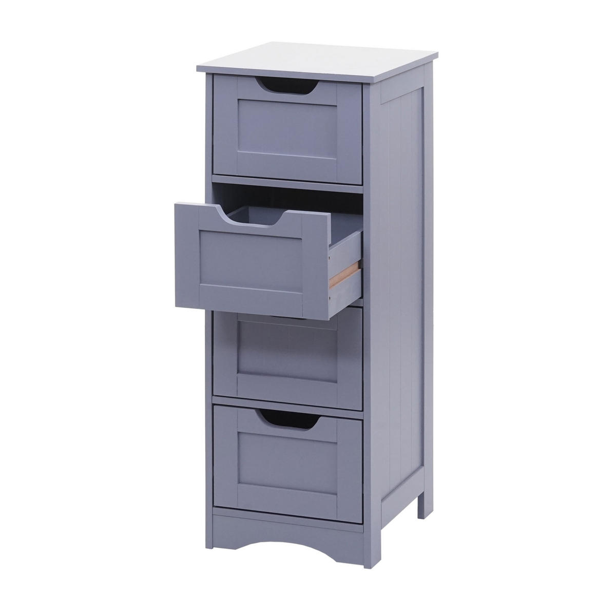 KOMMODE Grau - Grau, Holzwerkstoff (30/80/26cm) - MCW