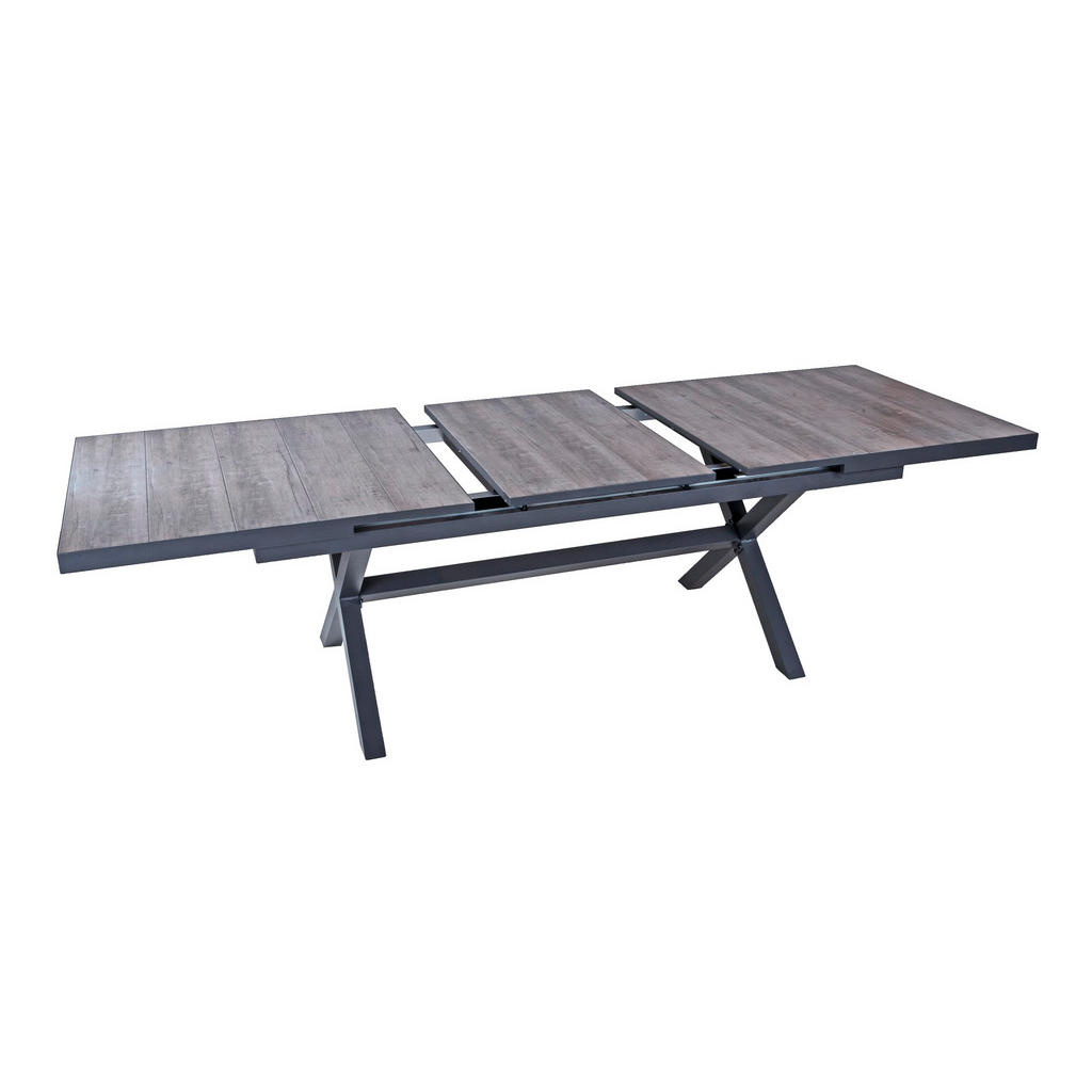 Thumbnail - Deluke Garten-Sitzgruppe, Dunkelgrau, Holz, 9, Gartenmöbel, Gartenmöbel-Sets