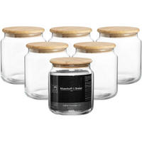 VORRATSGLÄSER Varu transparent 1,1 l 6er Set - Transparent, Glas (12/13/12cm) - Ritzenhoff Breker