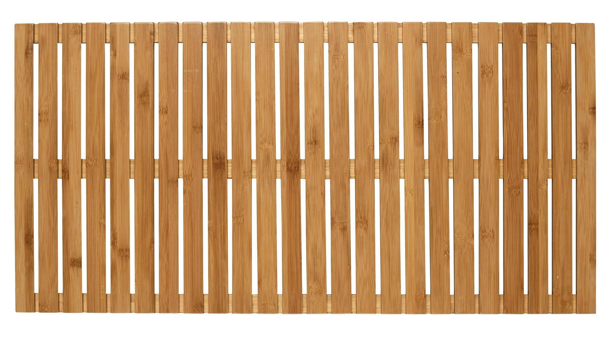 BADEMATTE Bambusa 100/50 cm - Braun, Naturmaterialien (50/100cm)