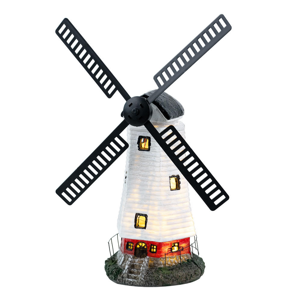 LED AUSSENLEUCHTE Windmühle Bunt Kunststoff - Multicolor, Kunststoff (19/42/51cm)