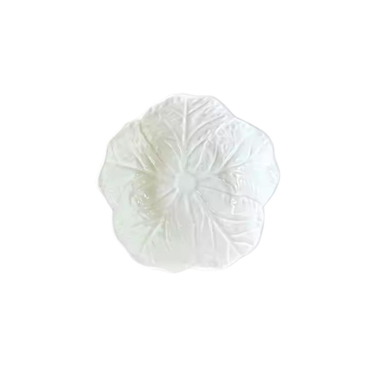 SCHALENSET 4-tlg. Keramik Blütenform Weiß 22,9/15,2/12,7/12 cm - Weiß Hochglanz, Keramik - Quality Elegance