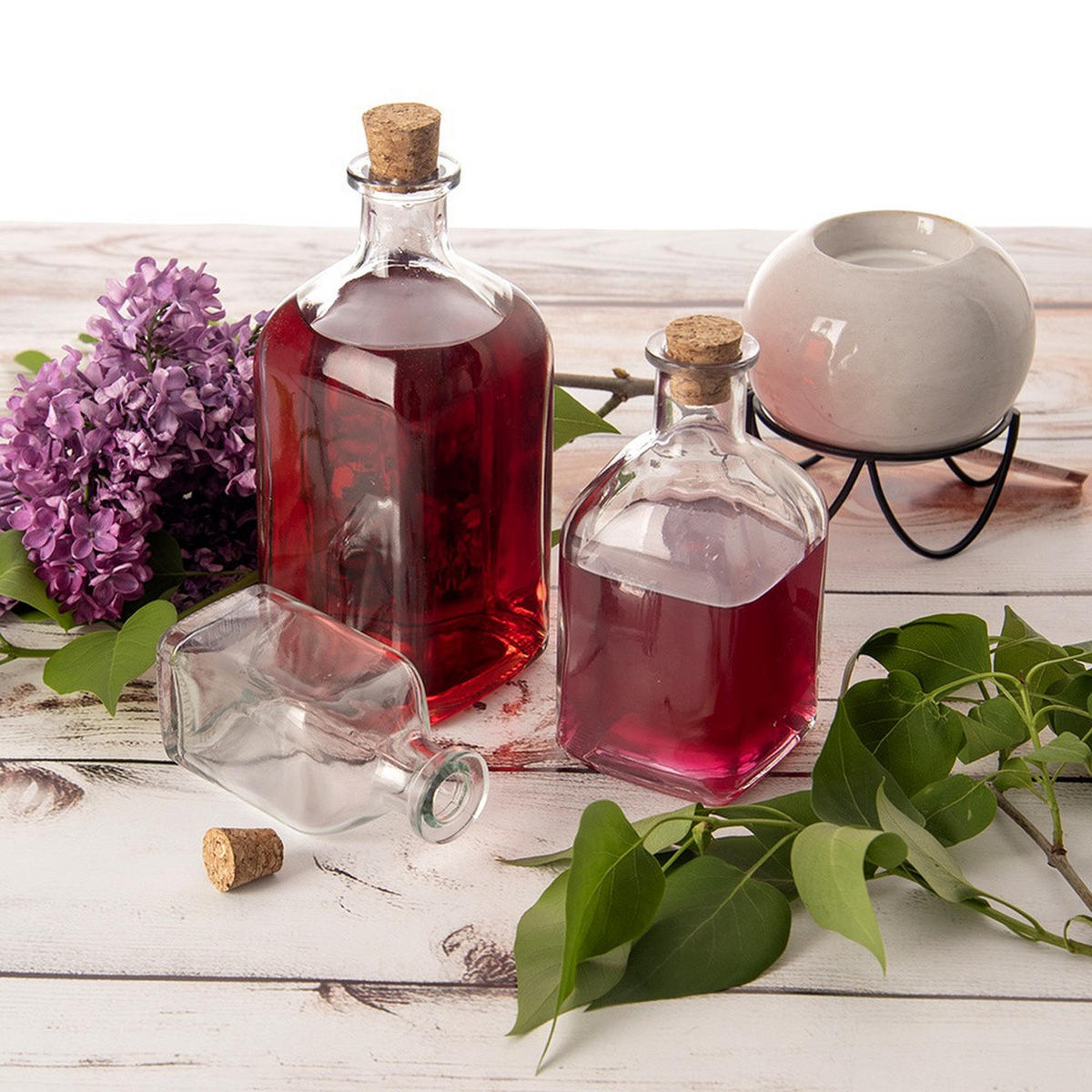 VORRATSFLASCHE Bügelverschluss 1 l Transparent - Transparent, Glas (8/31.5/8cm) - Orion 