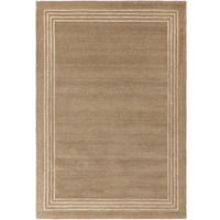 TEPPICH modern reine Wolle LORO Braun 160 x 230 cm - Braun, Naturmaterialien (160/230cm) - Novatrend