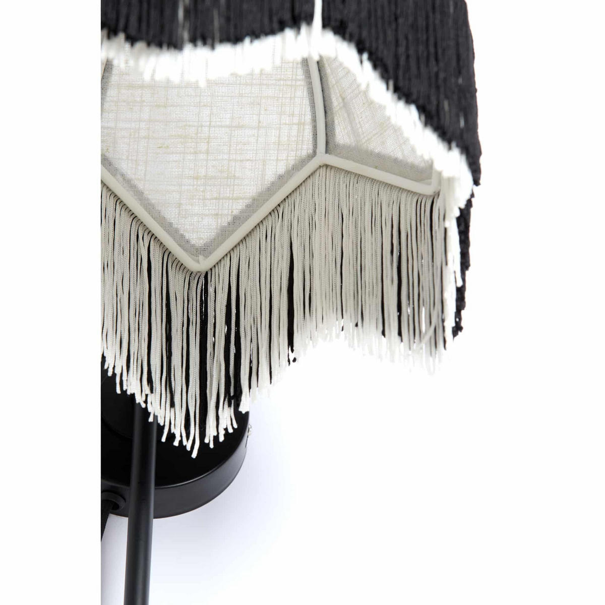 WANDLEUCHTE Sulina Weiß 33/25/47 cm - Weiß, Textil (25/47/33cm) - Light & Living