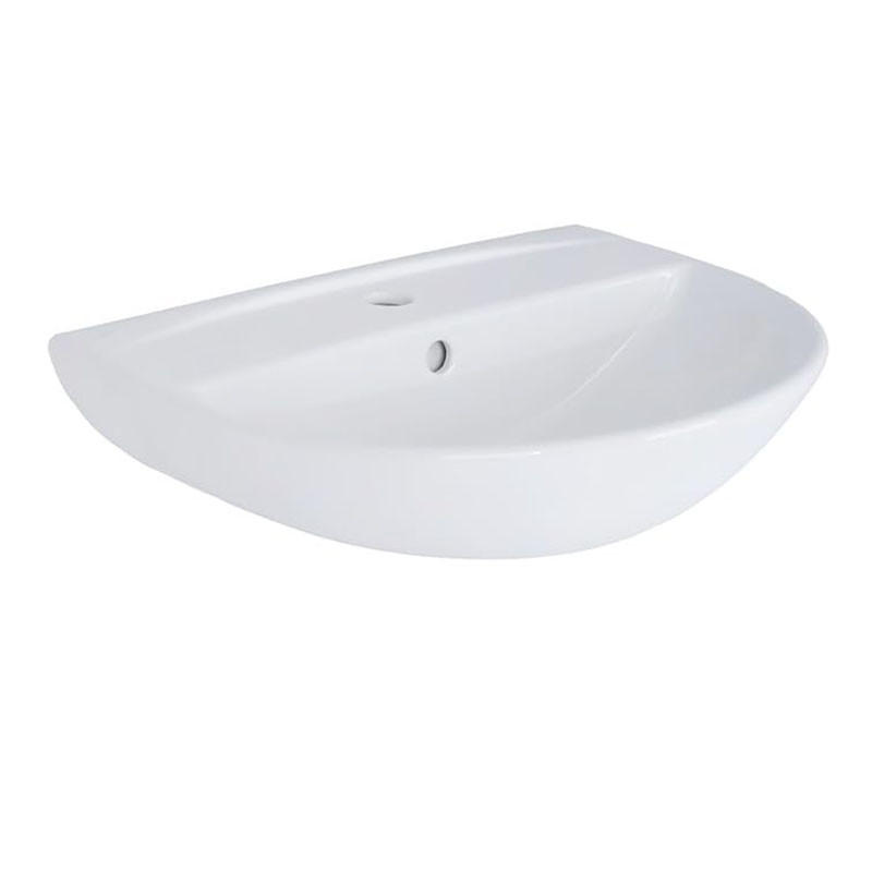 WASCHBECKEN für Badezimmer 10 x 495 x 105mm - Weiß, Keramik (1/10.5/49.5cm) - HOROW