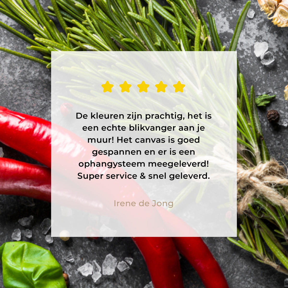 LEINWANDBILD Pfeffer - Kräuter - Gewürze - Beton Deko Wohnzimmer 20x30 cm - Dunkelgrau, Textil (20/30cm) - MuchoWow