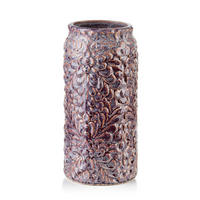 VASE Yanda Rosa 14.5/14.5/27 cm Keramik - Dunkelrosa, Keramik (27cm) - Mondex