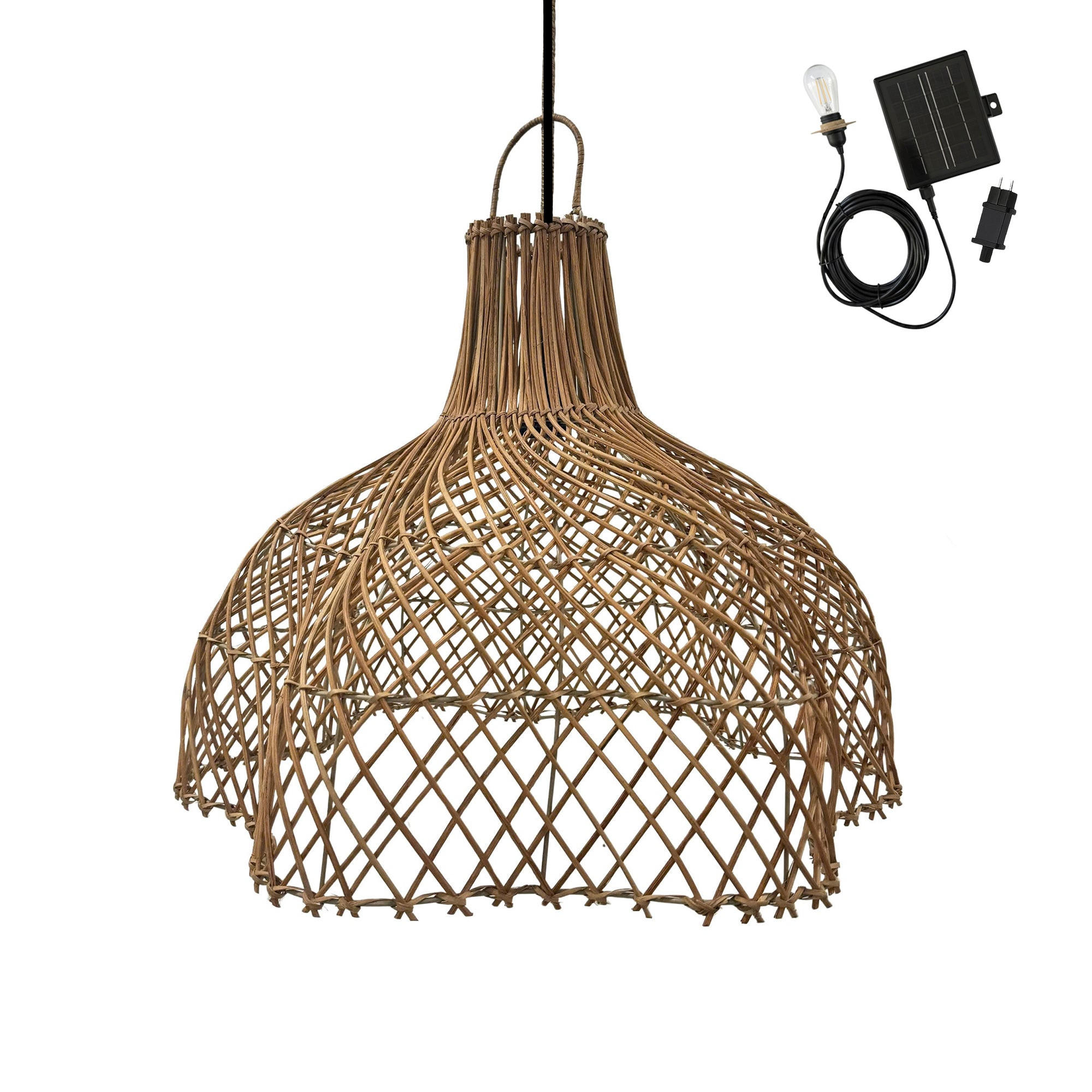 Lumisky Solaranhänger Beige 60x50x60 cm