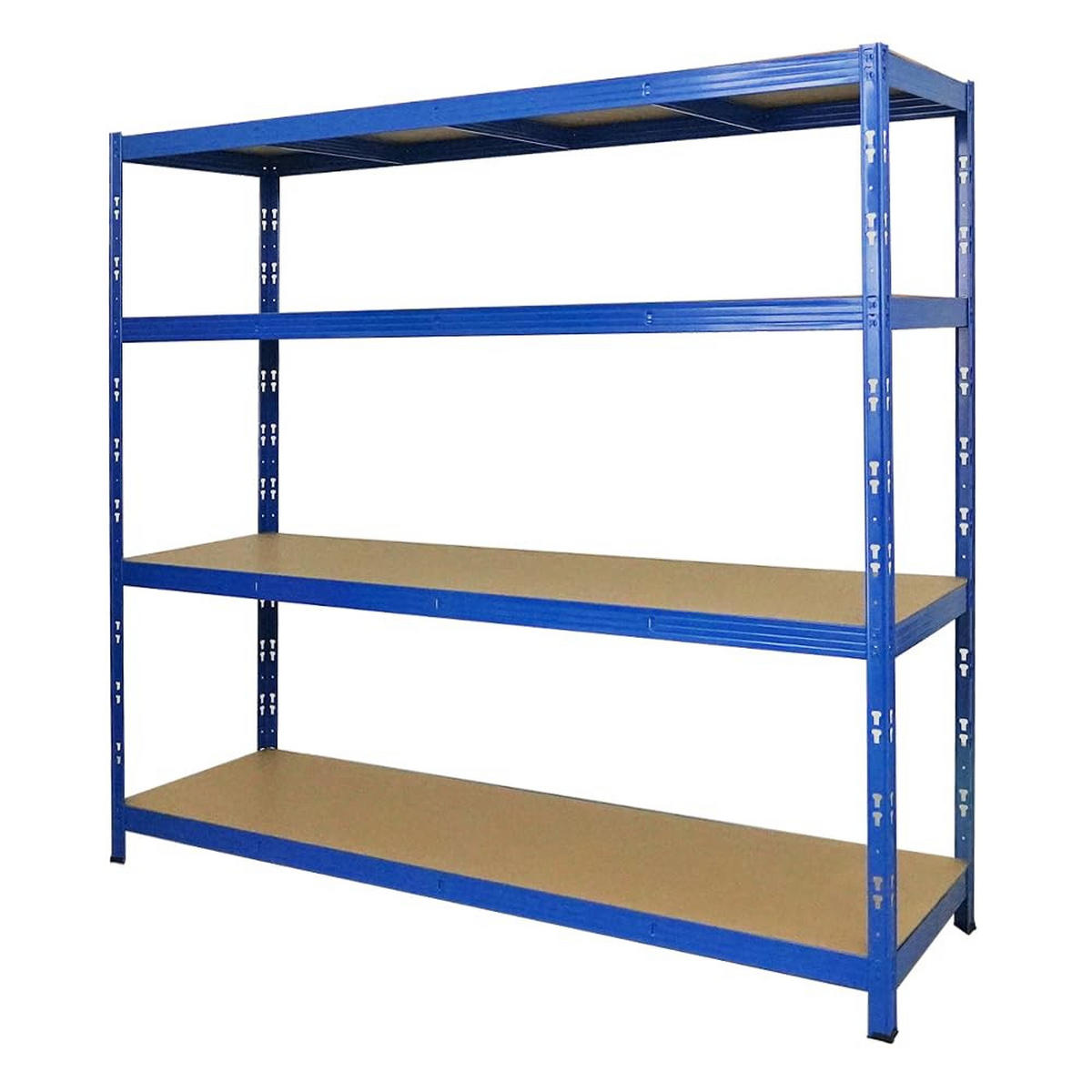 SCHWERLASTREGAL Goliath 180x200x60 cm Fachlast 350 kg 4 Ebenen Blau - Blau, Metall (200/180/60cm) - PROREGAL