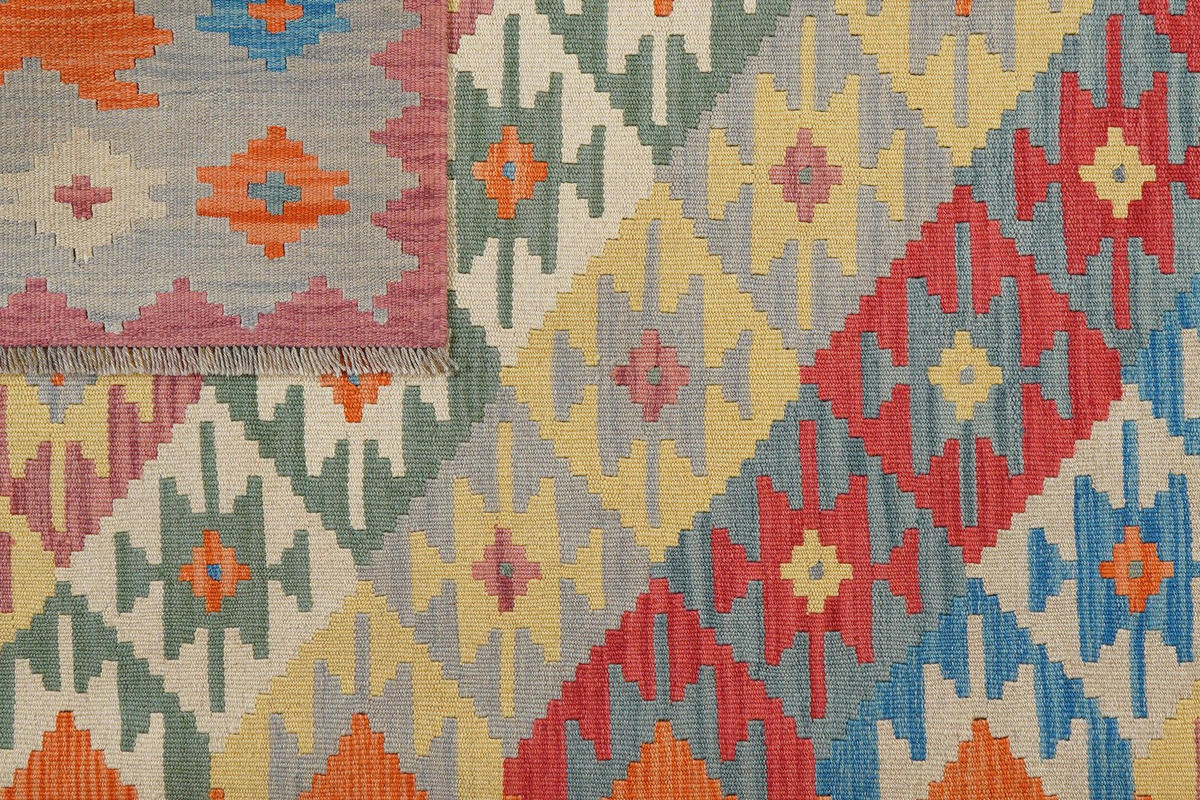 KELIM-TEPPICH handgewebt Gashgai Orange 246/170 cm Schurwolle - Orange, Textil (170/246cm) - Looma