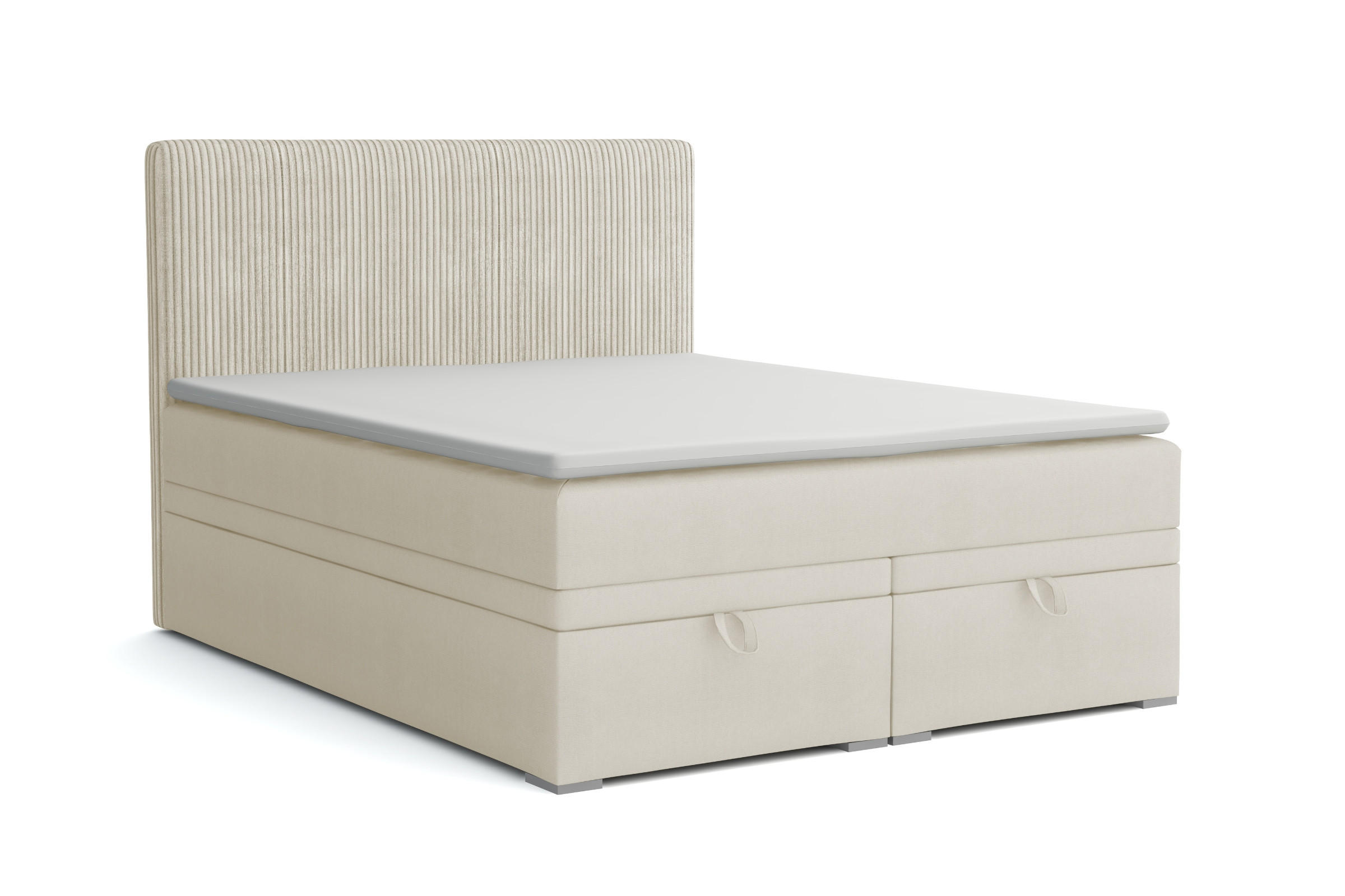 Deine Möbel 24 Boxbett Ecru 160x200 cm