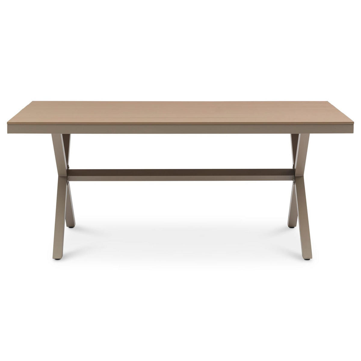 GARTENTISCH ISOLA - Greige, Metall (100/180/76cm) - IDIMEX