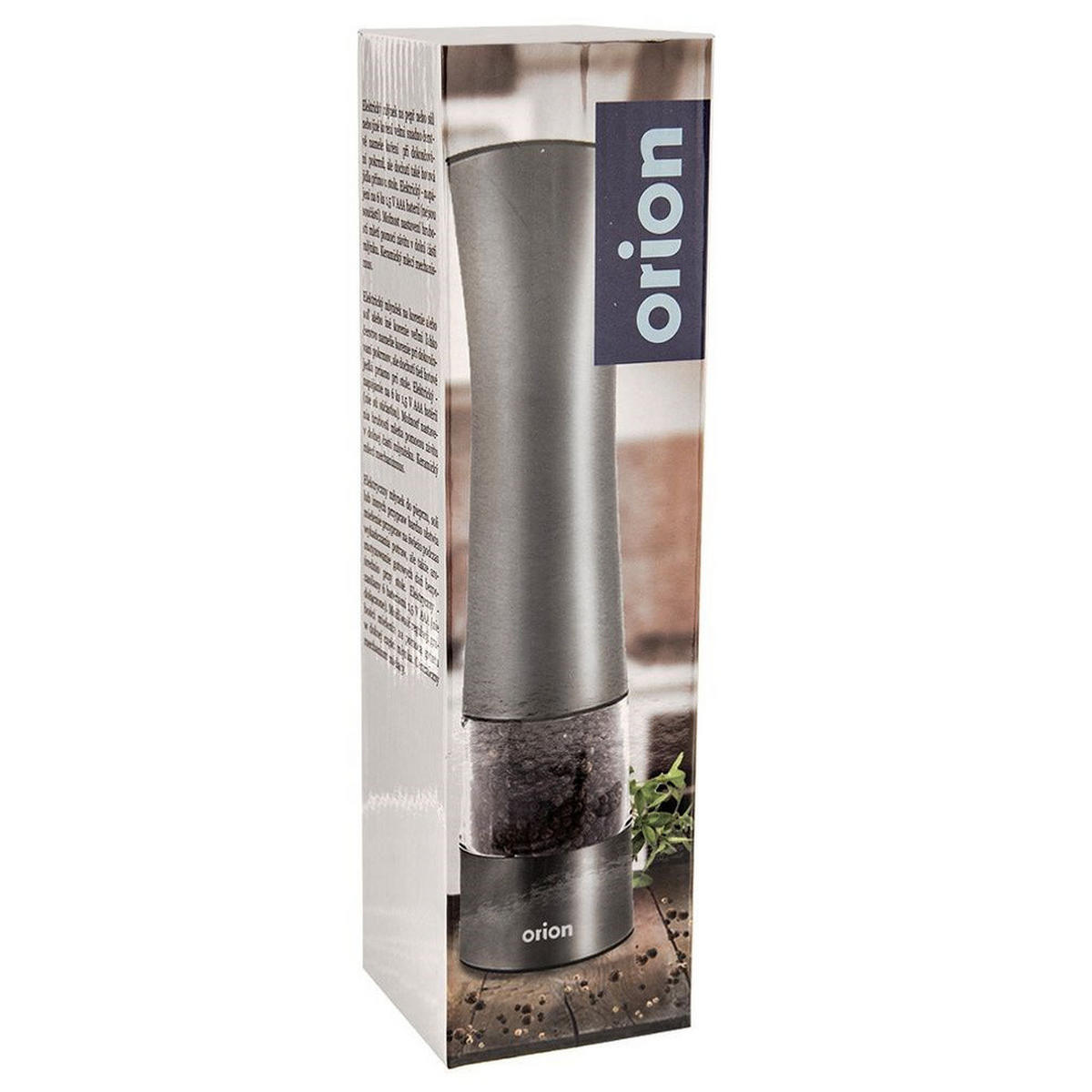 GEWÜRZMÜHLE Silber - Silberfarben, Metall (5.5/21.5/5.5cm) - Orion 