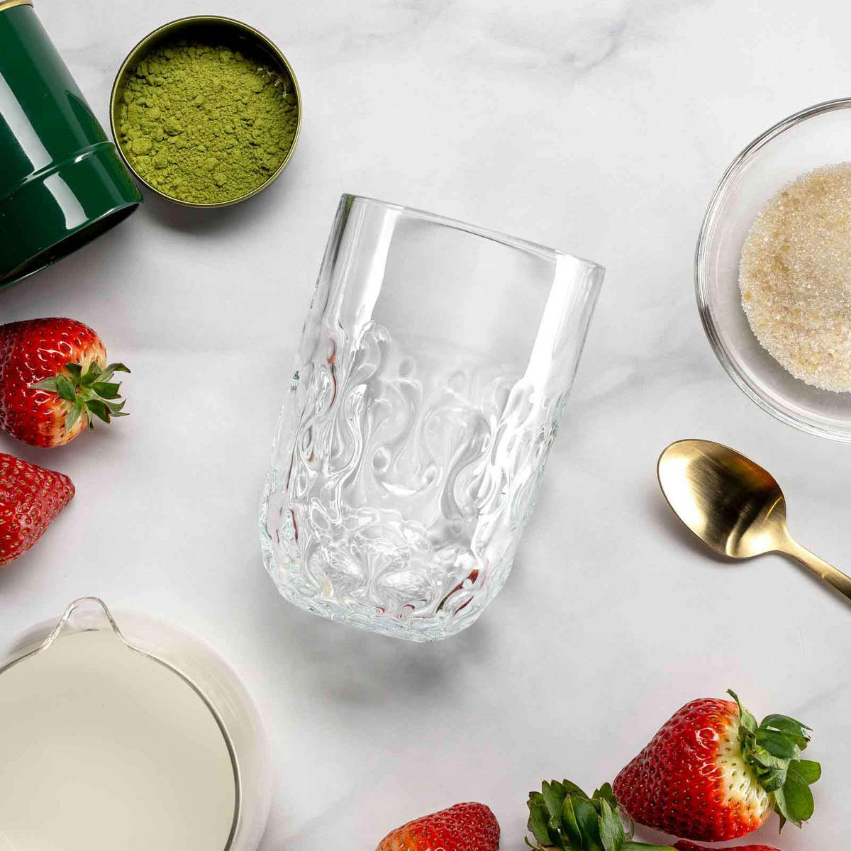 LATTE MACCHIATO GLÄSER (2) Gocce transparent 390 ml 6er Set - Transparent, Glas (0.39L) - Leonardo Living