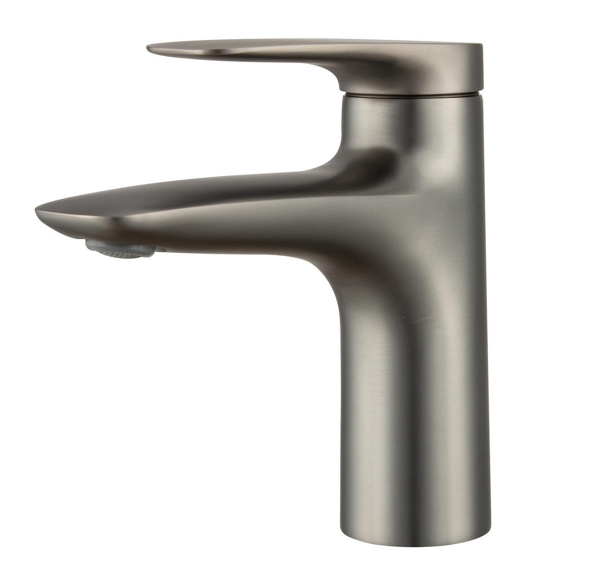 WASCHTISCHARMATUR Nola Grau - Grau, Metall (5/20/5cm) - Badplaats